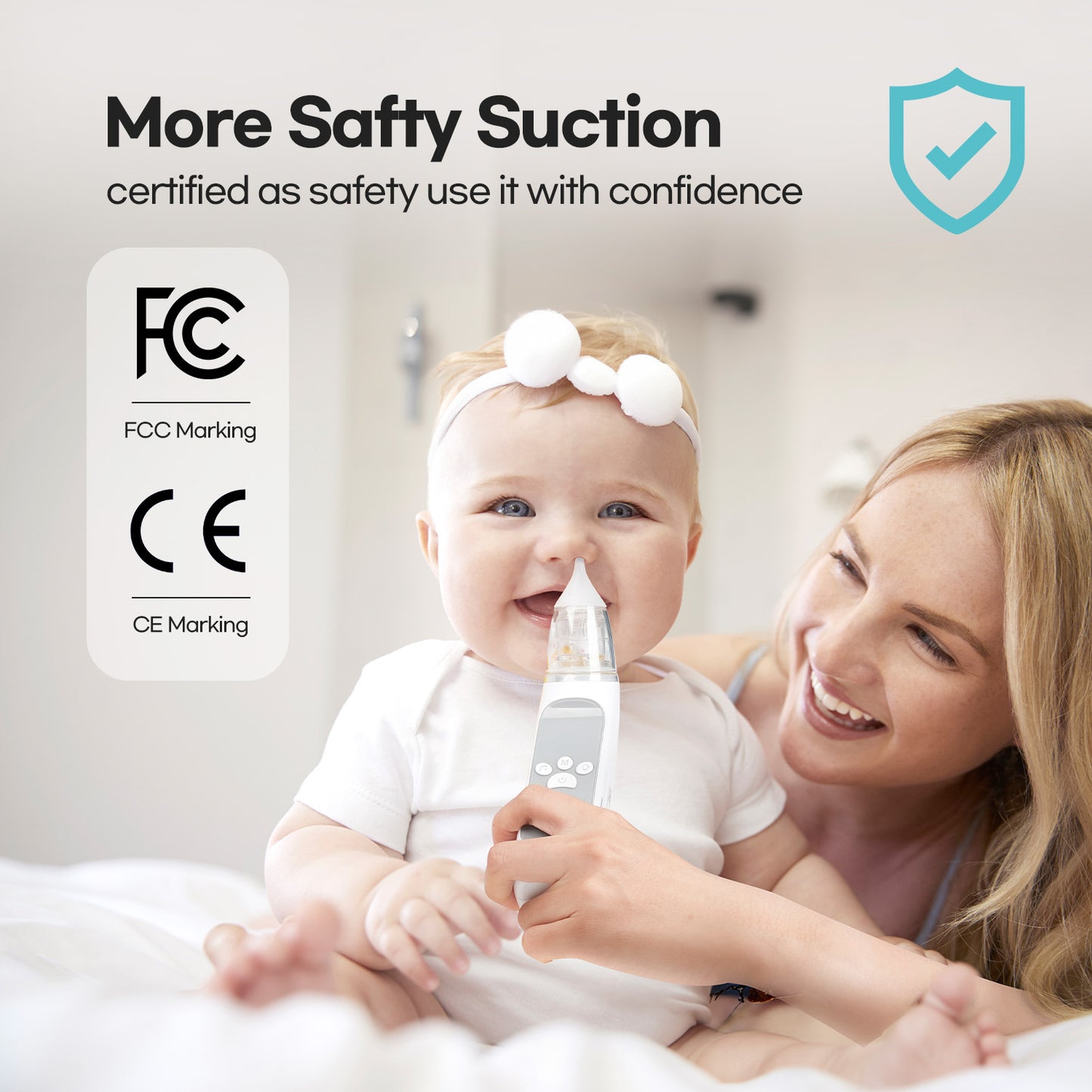 Aspirador Nasal Eléctrico HubiBaby para Bebé HNA-500