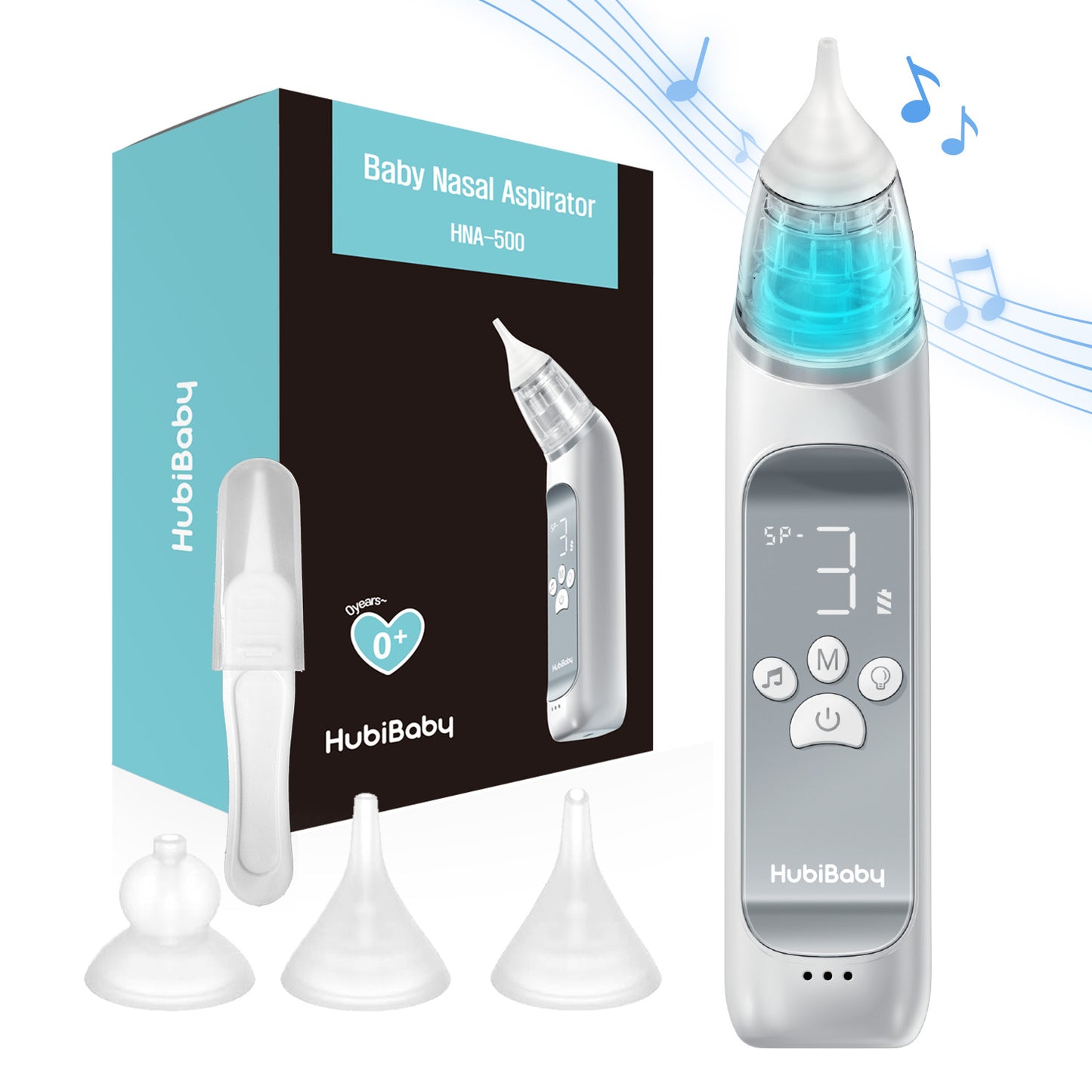 HubiBaby Aspiratore Nasale Elettrico per Neonati HNA-500